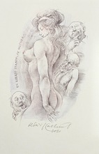Oldrich藏书票No.2	Untitled No.2