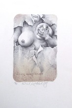【Chris】No.1	No.1 exlibris G. Van der Zee	藏书票