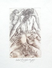 【Chris】No.33	No.33 exlibris Joop Lenten	藏书票